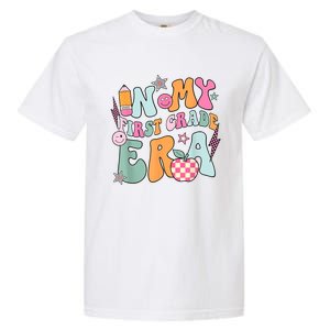 In My First Grade Era Back To School Retro Groovy 1st Grade Garment-Dyed Heavyweight T-Shirt