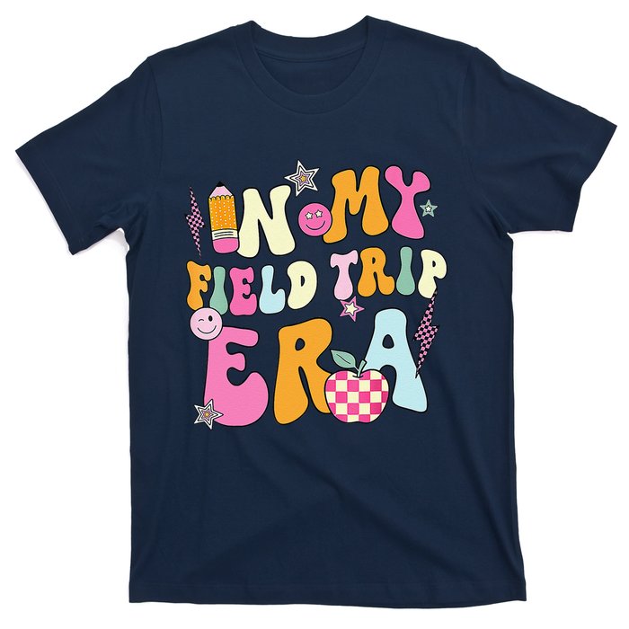 In My Field Trip Era Retro Groovy Teacher Field Day 2024 T-Shirt