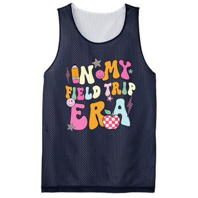 In My Field Trip Era Retro Groovy Teacher Field Day 2024 Mesh Reversible Basketball Jersey Tank