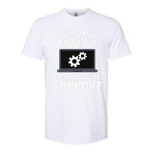 I'm My Family's Unpaid Tech Support Funny Computer Engineer Softstyle CVC T-Shirt