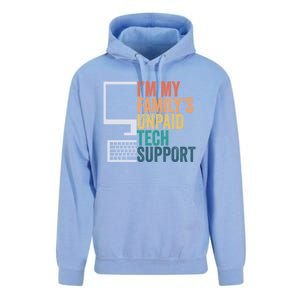 IM My FamilyS Unpaid Tech Support Retro Funny Meaningful Gift Unisex Surf Hoodie