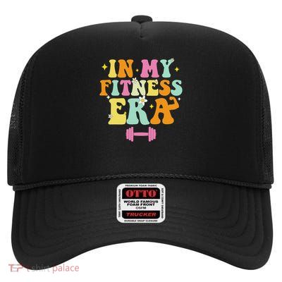 In My Fitness Era Workout Sport Motivation Lifting Gym High Crown Mesh Back Trucker Hat