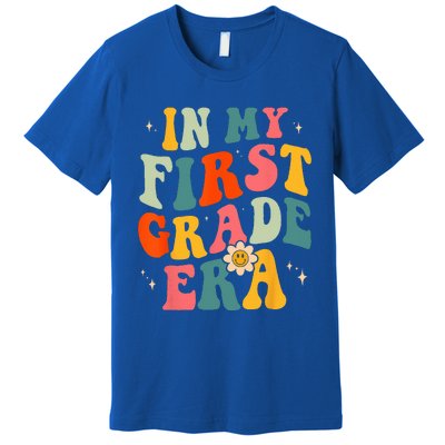 In My First Grade Era 1st Grade Teacher Groovy Retro Premium T-Shirt