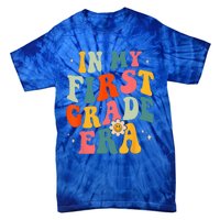 In My First Grade Era 1st Grade Teacher Groovy Retro Tie-Dye T-Shirt