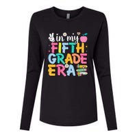 In My Fifth Grade Era 5th Grade Gift Womens Cotton Relaxed Long Sleeve T-Shirt