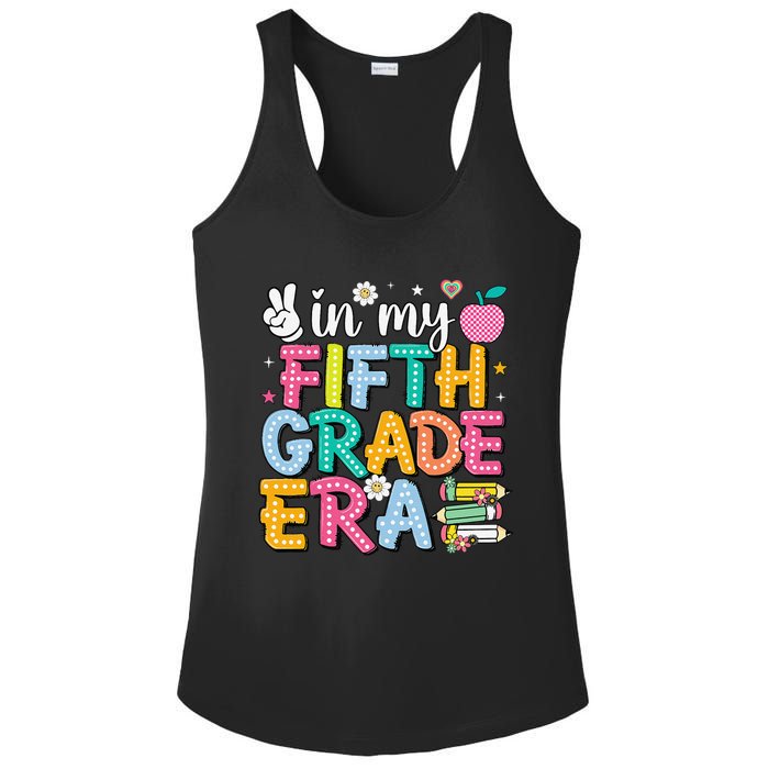 In My Fifth Grade Era 5th Grade Gift Ladies PosiCharge Competitor Racerback Tank