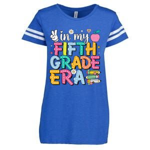 In My Fifth Grade Era 5th Grade Gift Enza Ladies Jersey Football T-Shirt