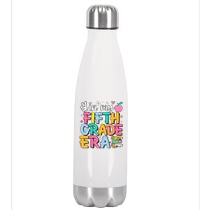 In My Fifth Grade Era 5th Grade Gift Stainless Steel Insulated Water Bottle