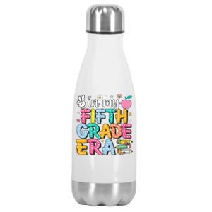 In My Fifth Grade Era 5th Grade Gift Stainless Steel Insulated Water Bottle