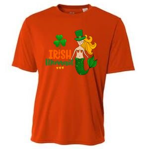 Irish Mermaid Funny Sarcastic St Patrick's Day Leprechaun Gift Cooling Performance Crew T-Shirt