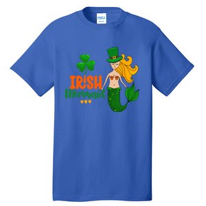 Irish Mermaid Funny Sarcastic St Patrick's Day Leprechaun Gift Tall T-Shirt