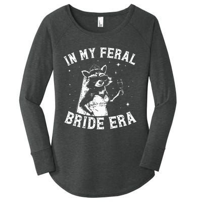 In My Feral Bride Era Raccoon Women's Perfect Tri Tunic Long Sleeve Shirt