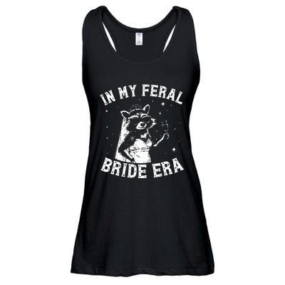 In My Feral Bride Era Raccoon Ladies Essential Flowy Tank