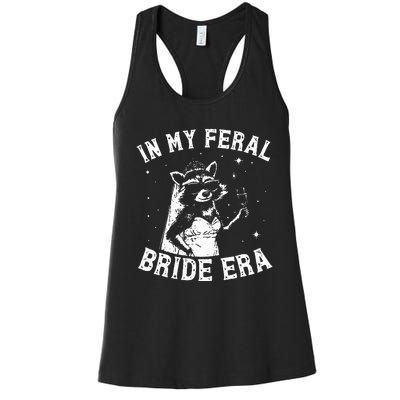 In My Feral Bride Era Raccoon Women's Racerback Tank