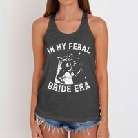 In My Feral Bride Era Raccoon Women's Knotted Racerback Tank