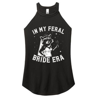 In My Feral Bride Era Raccoon Women's Perfect Tri Rocker Tank