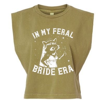 In My Feral Bride Era Raccoon Garment-Dyed Women's Muscle Tee