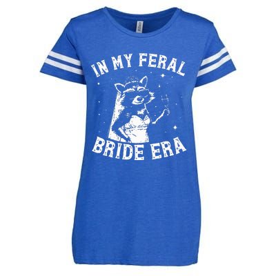 In My Feral Bride Era Raccoon Enza Ladies Jersey Football T-Shirt