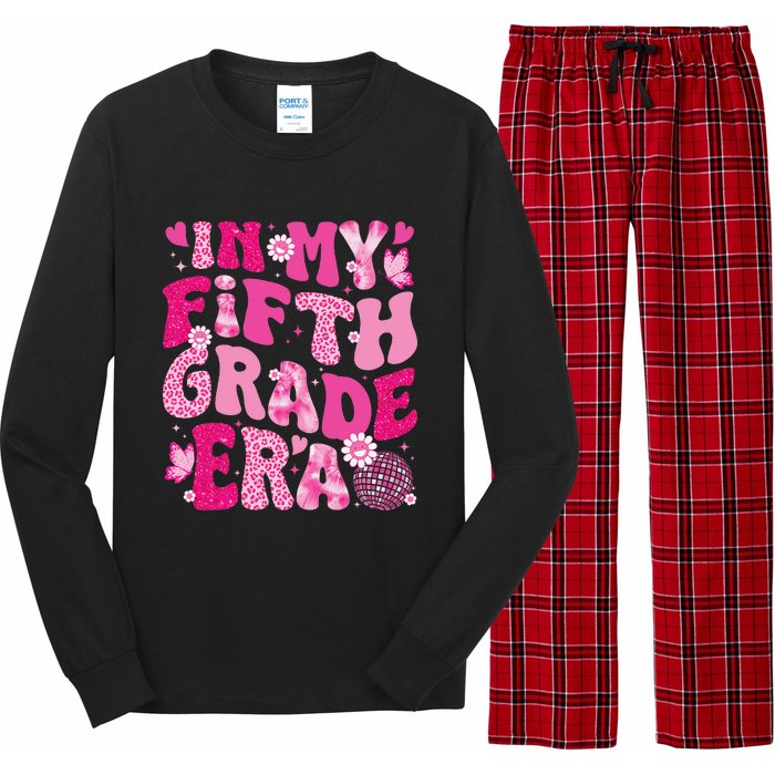 In My Fifth Grade Era Teachers Women Back To School Girl Gift Long Sleeve Pajama Set