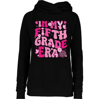 In My Fifth Grade Era Teachers Women Back To School Girl Gift Womens Funnel Neck Pullover Hood