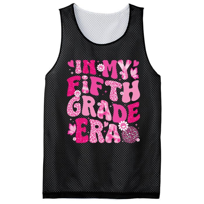 In My Fifth Grade Era Teachers Women Back To School Girl Gift Mesh Reversible Basketball Jersey Tank