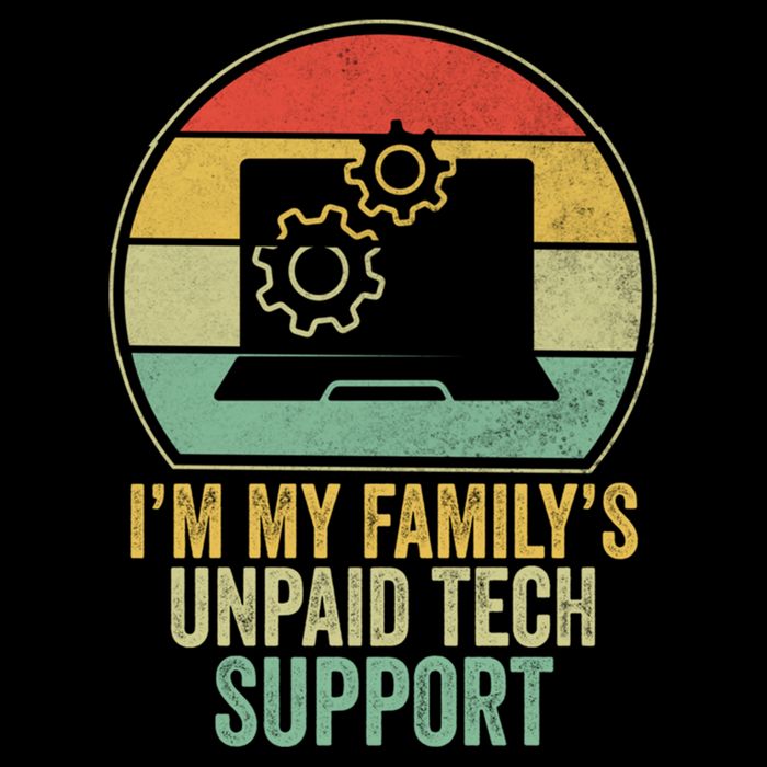 IM My FamilyS Unpaid Tech Support Funny Computer Engineer Gift Flat Bill Trucker Hat