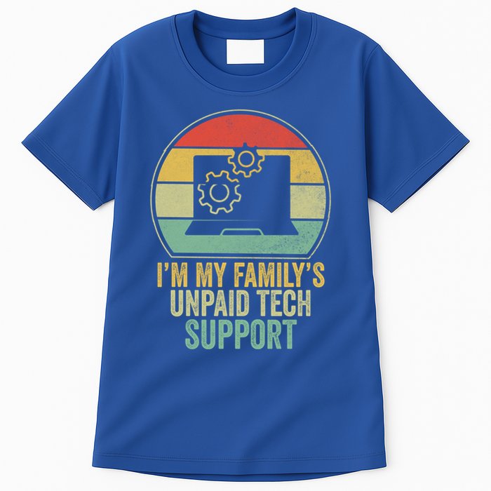 IM My FamilyS Unpaid Tech Support Funny Computer Engineer Gift Tall T-Shirt