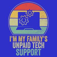 IM My FamilyS Unpaid Tech Support Funny Computer Engineer Gift Tall T-Shirt