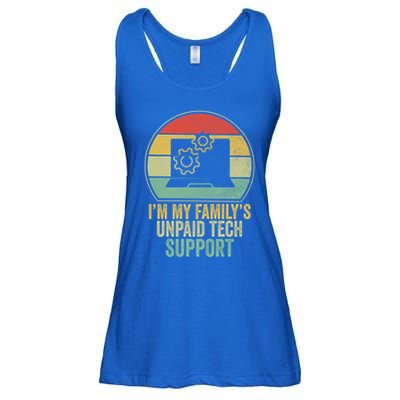 IM My FamilyS Unpaid Tech Support Funny Computer Engineer Gift Ladies Essential Flowy Tank