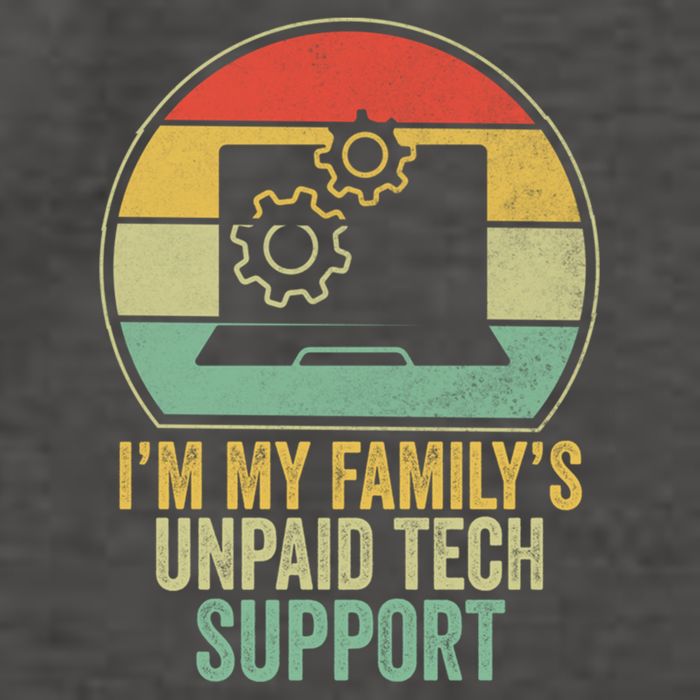IM My FamilyS Unpaid Tech Support Funny Computer Engineer Gift Vector Backpack