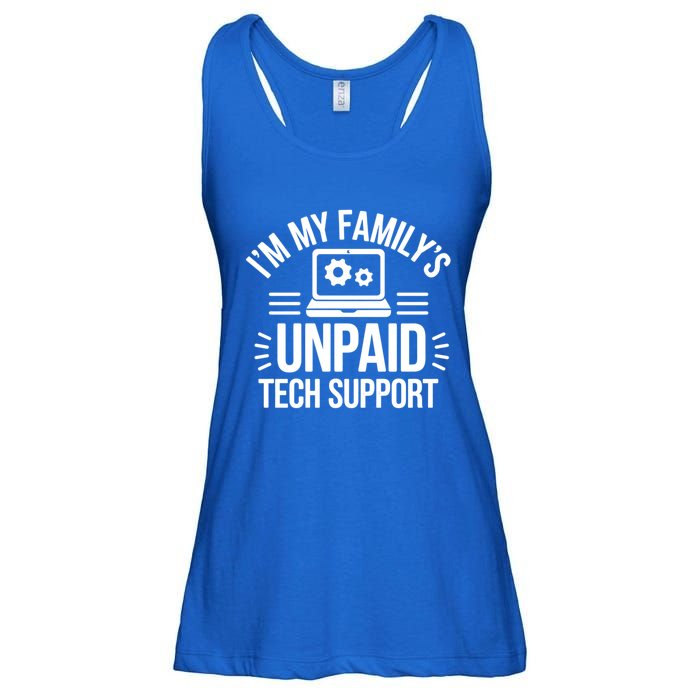 IM My FamilyS Unpaid Tech Support Funny Computer Engineer Gift Ladies Essential Flowy Tank