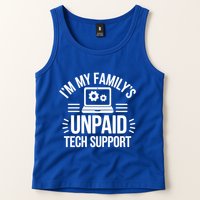 IM My FamilyS Unpaid Tech Support Funny Computer Engineer Gift Tank Top