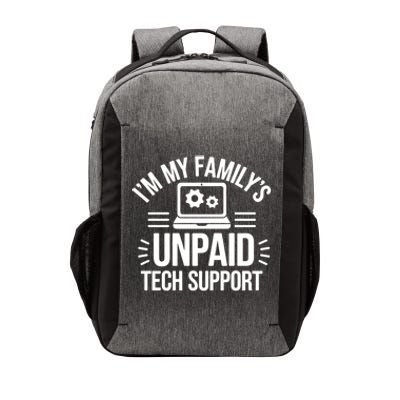 IM My FamilyS Unpaid Tech Support Funny Computer Engineer Gift Vector Backpack