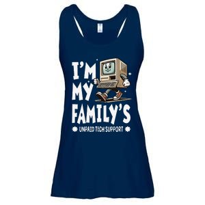 IM My FamilyS Unpaid Tech Support Funny Compute Tech Humor Ladies Essential Flowy Tank