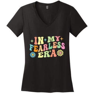 In My Fearless Era Women's V-Neck T-Shirt