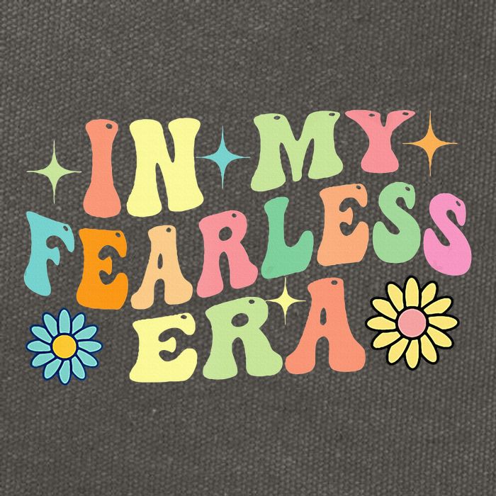 In My Fearless Era Cotton Canvas Backpack