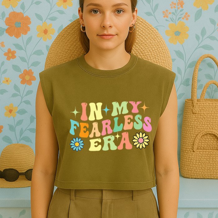 In My Fearless Era Garment-Dyed Women's Muscle Tee