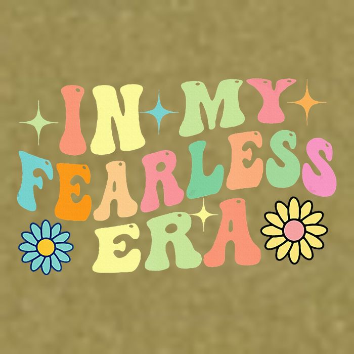 In My Fearless Era Garment-Dyed Women's Muscle Tee