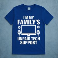 IM My FamilyS Unpaid Tech Support Funny Computer Engineer Funny Gift T-Shirt