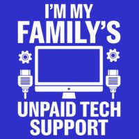 IM My FamilyS Unpaid Tech Support Funny Computer Engineer Funny Gift Tall T-Shirt