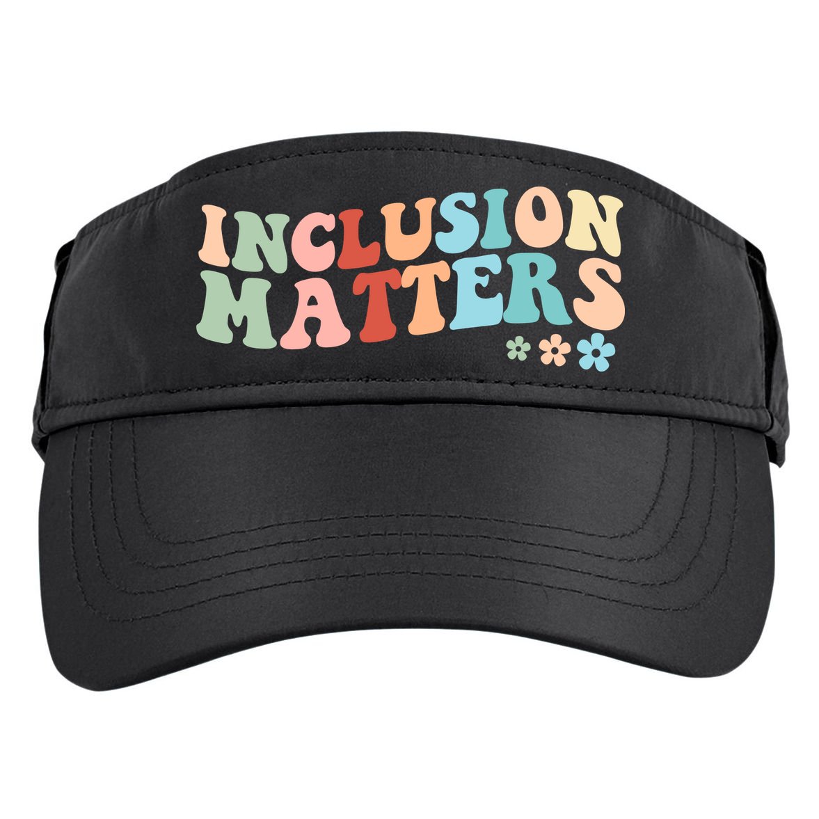 Inclusion Matters Floral Love Acceptance Adult Drive Performance Visor