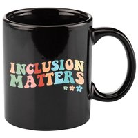 Inclusion Matters Floral Love Acceptance 11oz C Handle Ceramic Mug
