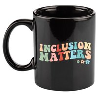 Inclusion Matters Floral Love Acceptance 11oz C Handle Ceramic Mug