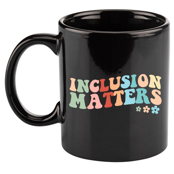 Inclusion Matters Floral Love Acceptance 11oz C Handle Ceramic Mug