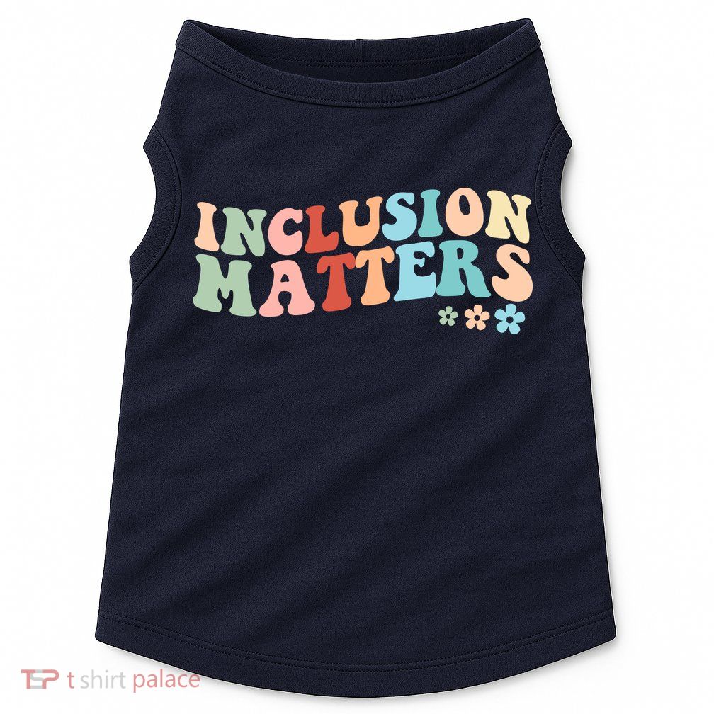 Inclusion Matters Floral Love Acceptance Doggie Tank