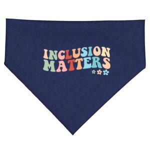 Inclusion Matters Floral Love Acceptance USA-Made Doggie Bandana