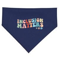 Inclusion Matters Floral Love Acceptance USA-Made Doggie Bandana