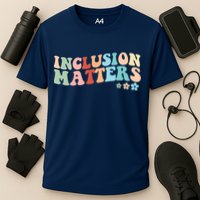 Inclusion Matters Floral Love Acceptance Cooling Performance Crew T-Shirt