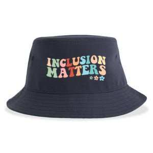 Inclusion Matters Floral Love Acceptance Sustainable Bucket Hat