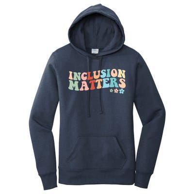 Inclusion Matters Floral Love Acceptance Women's Pullover Hoodie